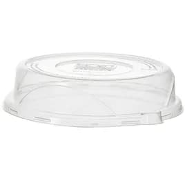 Lid Dome 9X1.5 IN 1 Compartment RPET Clear Round For Plate Unhinged 300/Case