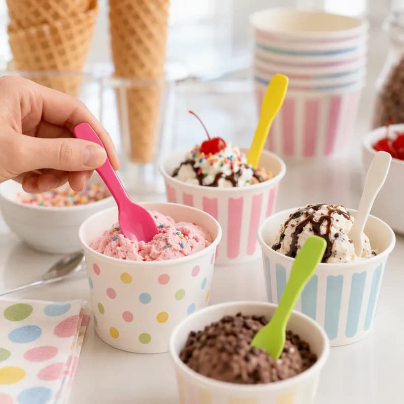 Sundae Spoon PS Pastel 6800/Case