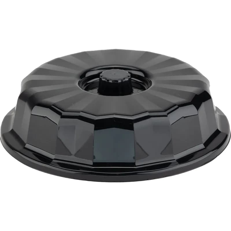 Dinex® Tropez® Plate Cover 7.75X2.25 IN Plastic Onyx High Temperature 12/Case
