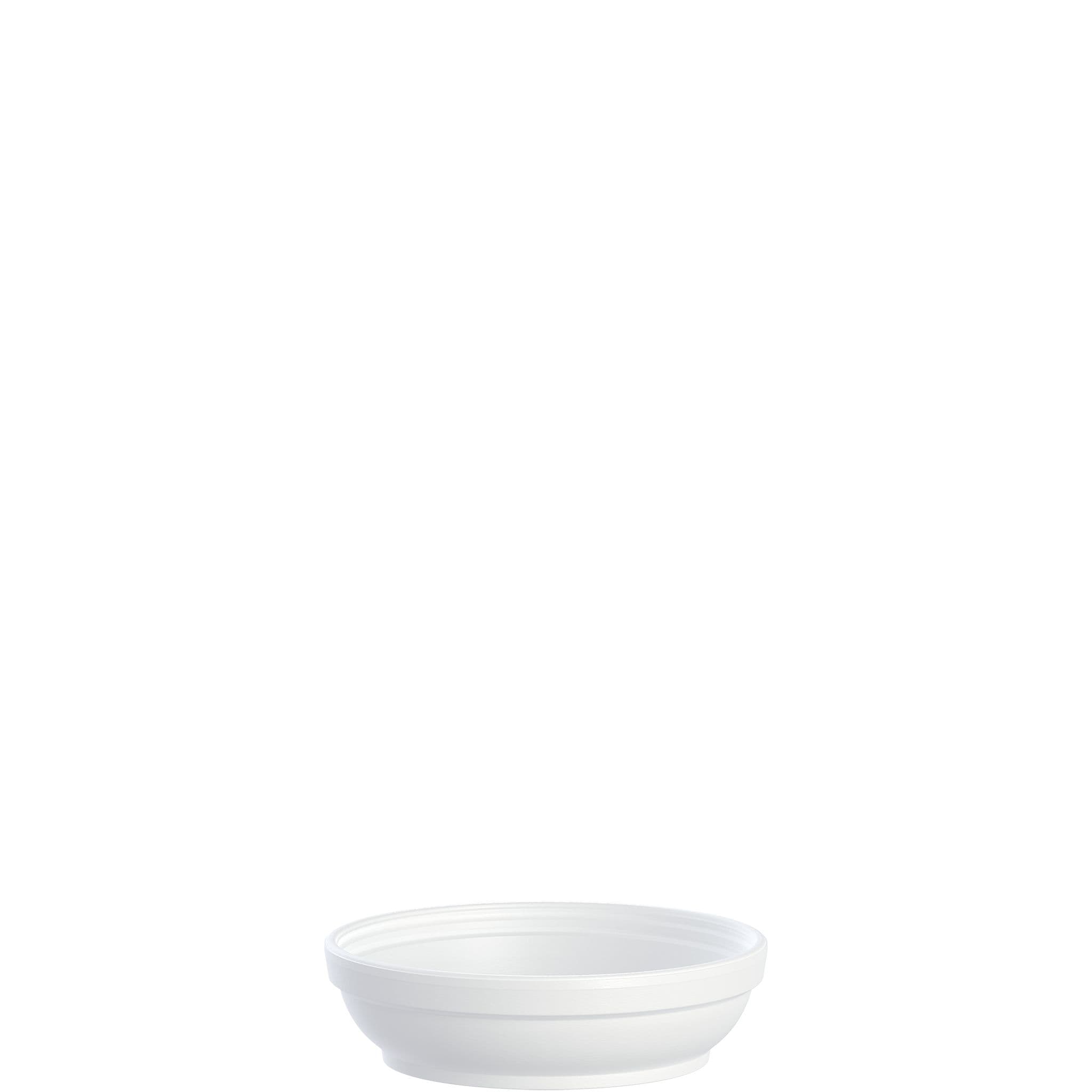 Dart® J Cup® Bowl 5 OZ EPS White Round Insulated 50 Count/Pack 20 Packs/Case 1000 Count/Case