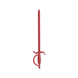 Sword Pick 3 IN Red 10000/Case