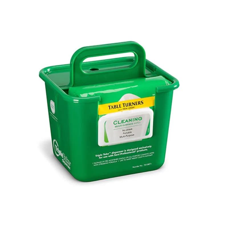 Sani Professional® Table Wipe Dispenser Green 1/Case
