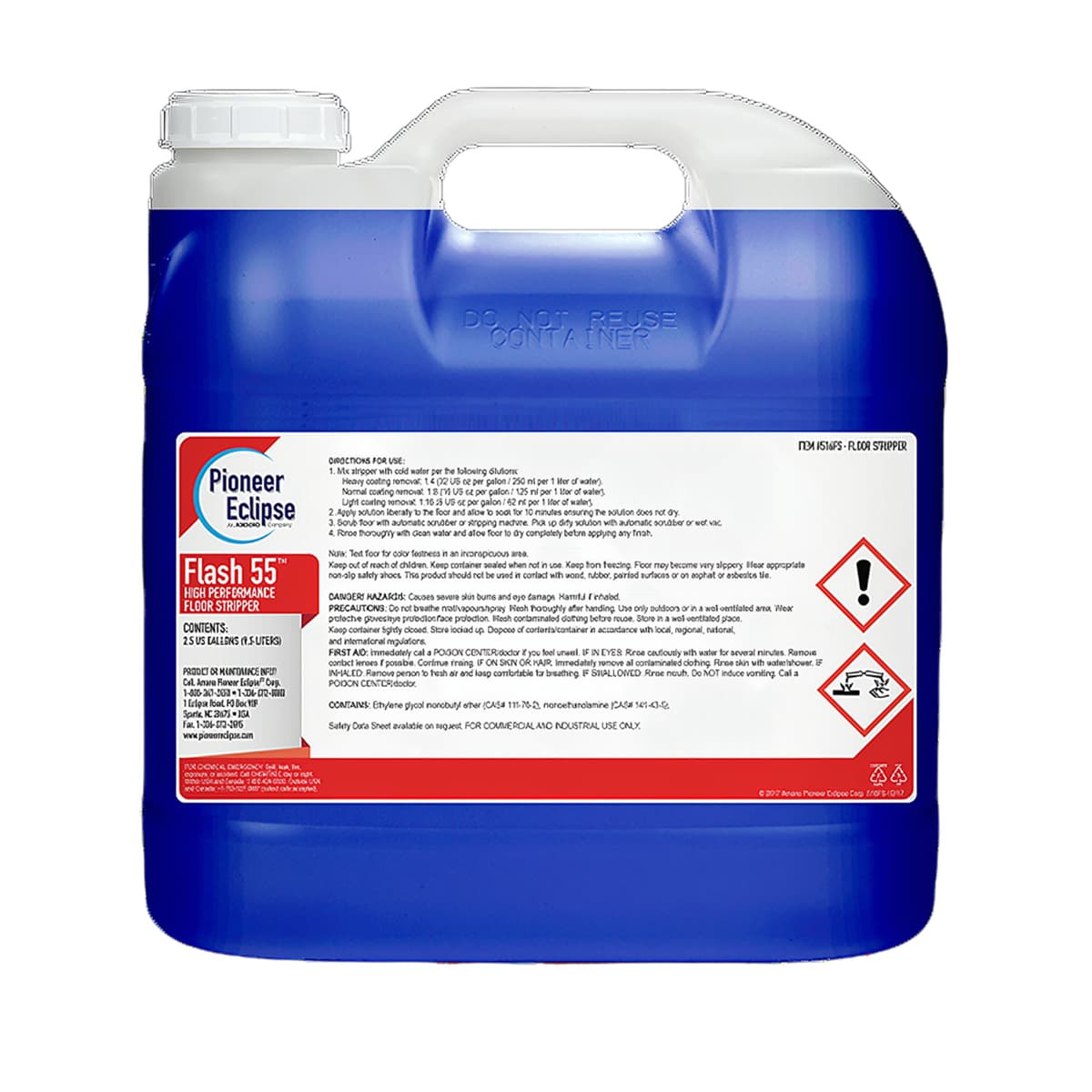Flash 55 Floor Stripper 2.5 GAL Ultra High Speed (UHS) 2/Case