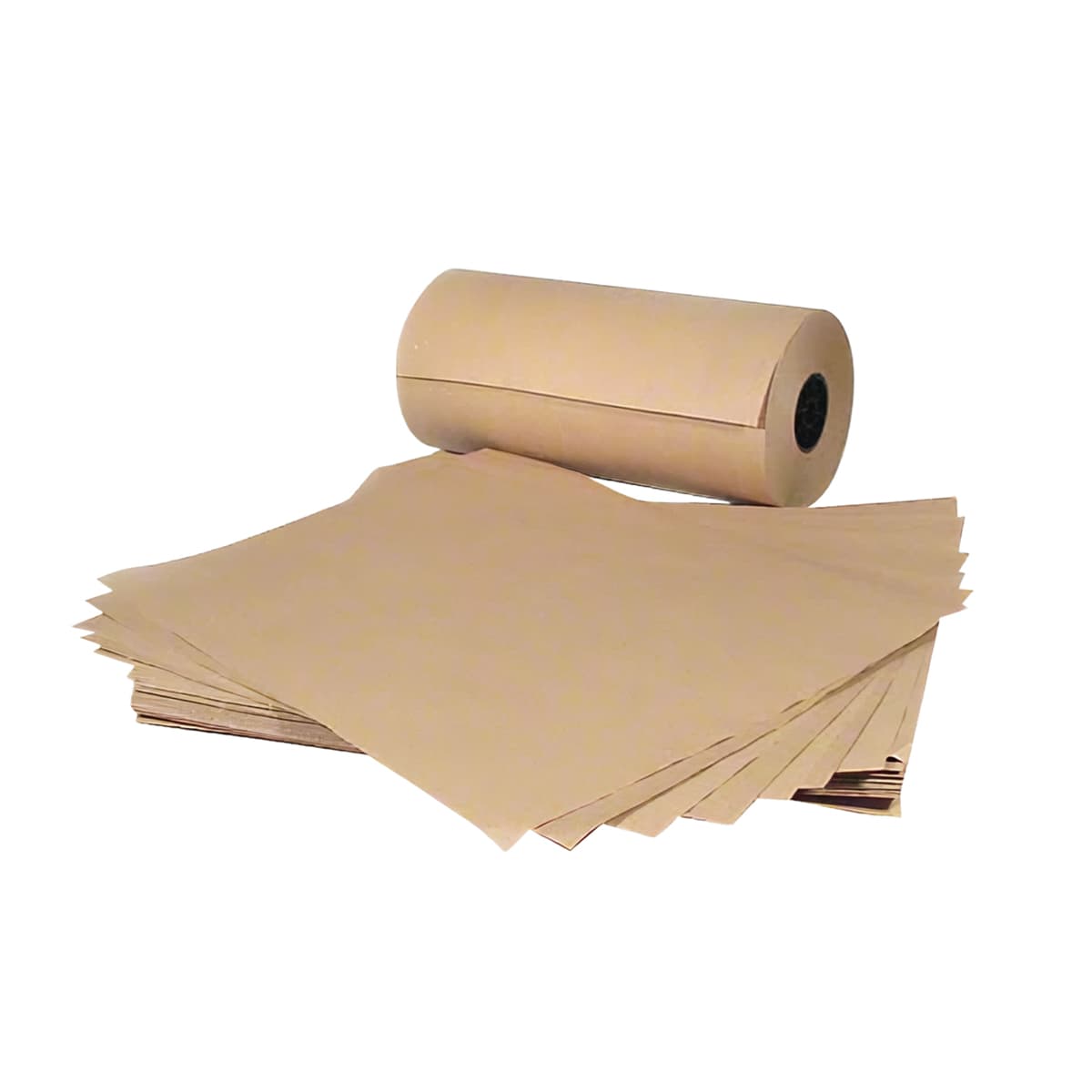 Roll 18 IN Kraft Paper 40LB Natural 1/Roll