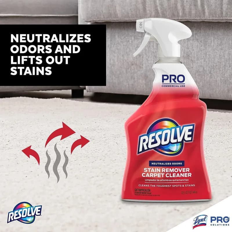 RESOLVE® Carpet Spot Cleaner Stain Remover 32 FLOZ 12/Case