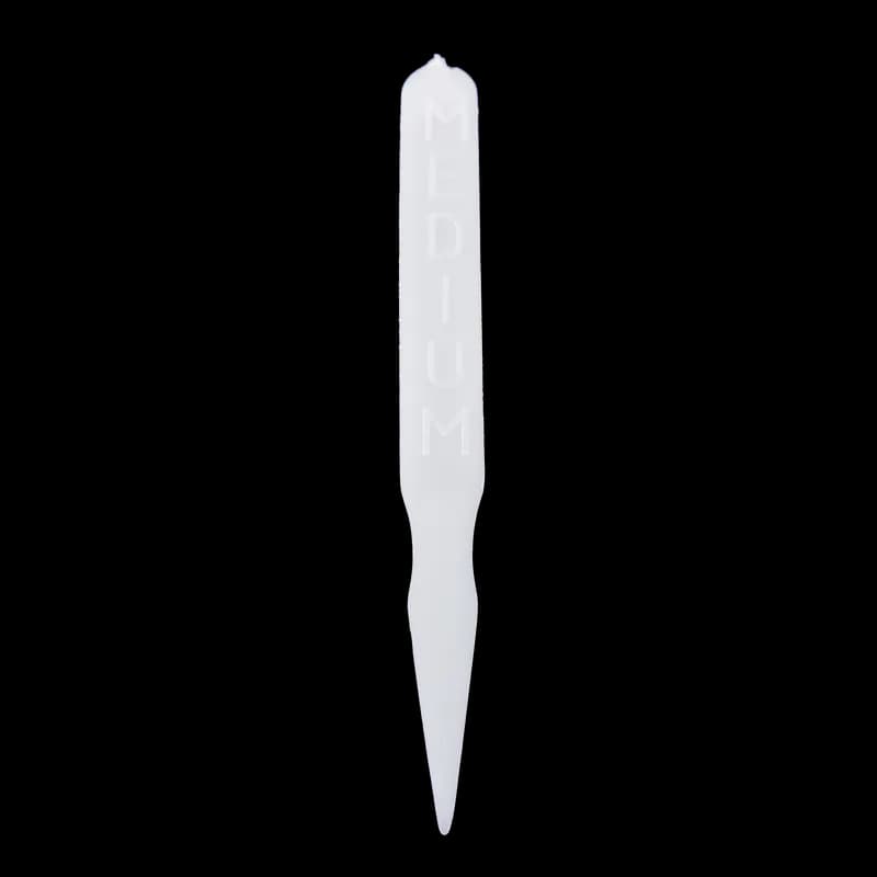 Medium Steak Marker Plastic White 5000/Case