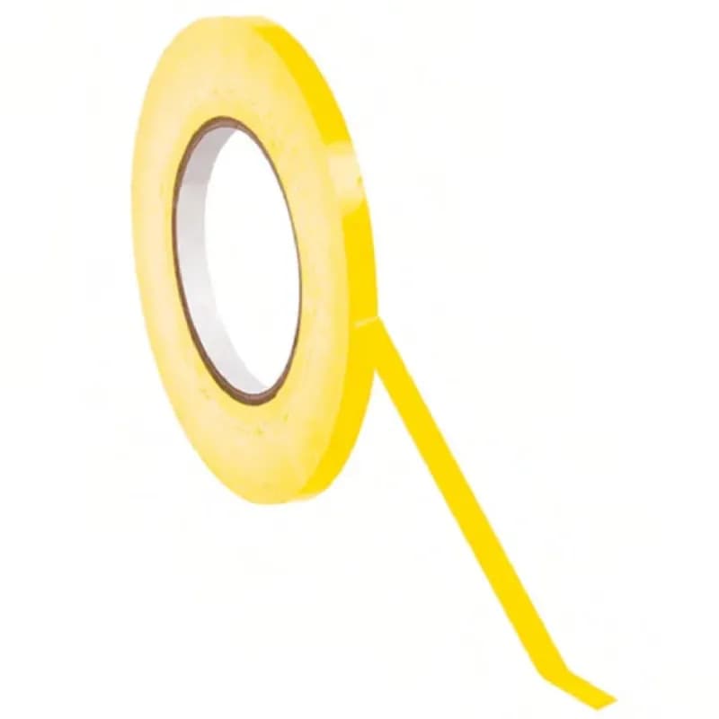 Bag Sealing Tape 0.375IN X180YD Yellow 1/Roll
