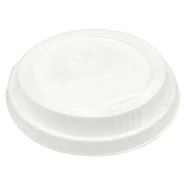 89-Series Lid Dome CPLA White For Hot Cup With Hole 1000/Case