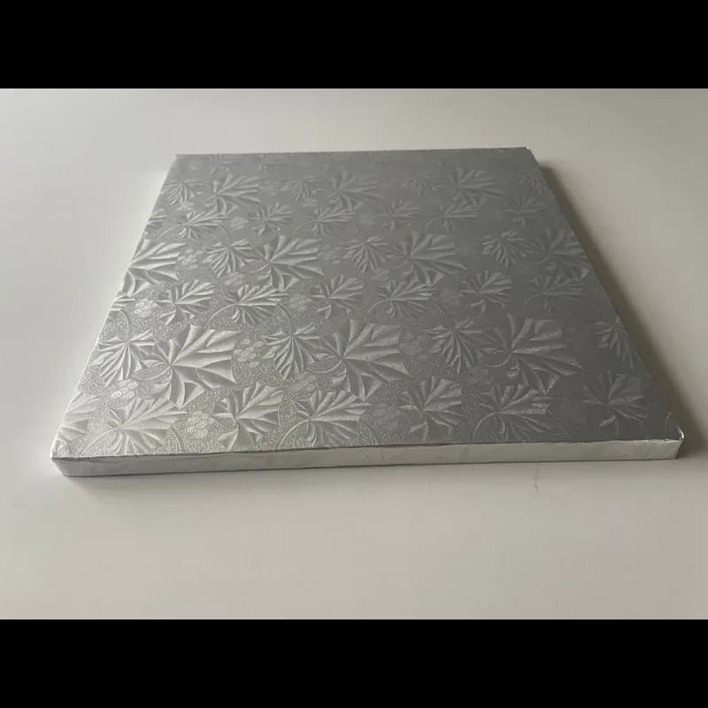Cake Board 22X22X0.5 IN Silver Square 12/Case