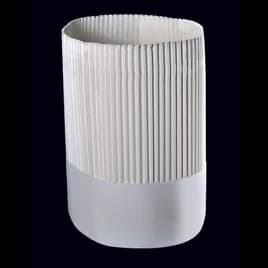 Chef Hat 9 IN White Flat Pack 50/Case