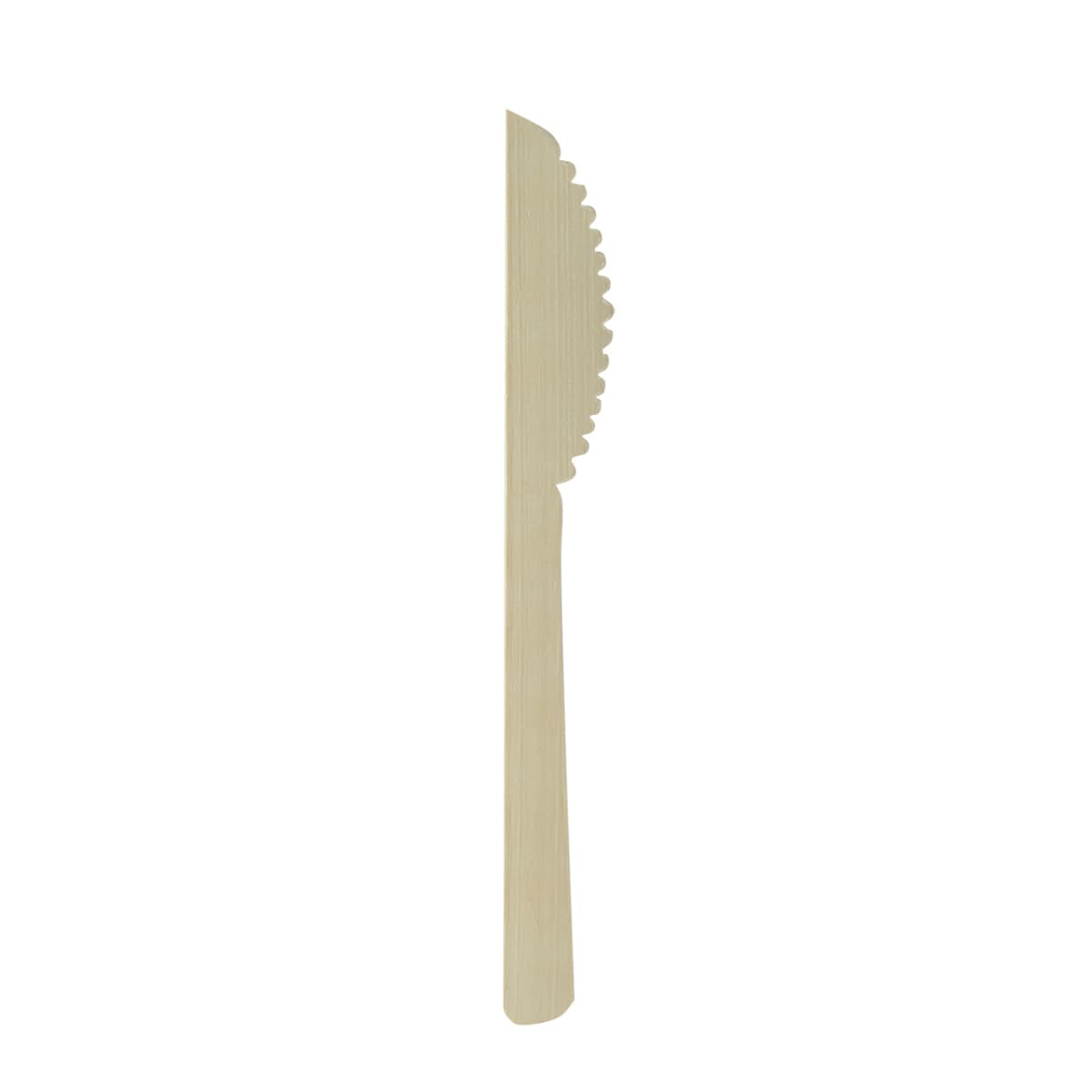 Knife 6.69 IN Bamboo Natural Unwrapped 50 Count/Pack 10 Packs/Case 500 Count/Case