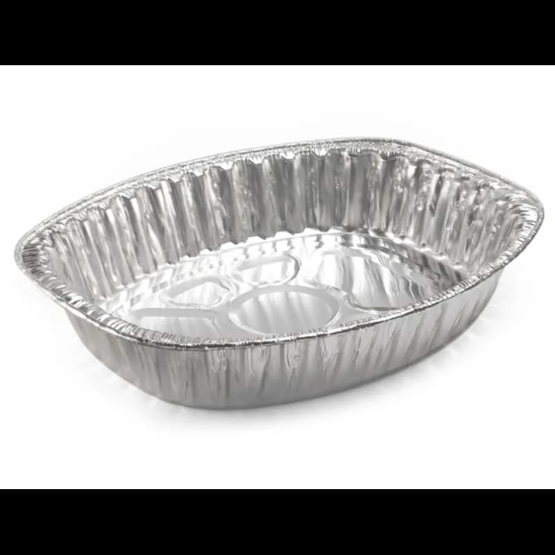 Victoria Bay Roaster Large (LG) 17.7X14.3X3.2 IN Aluminum Oval 100/Case