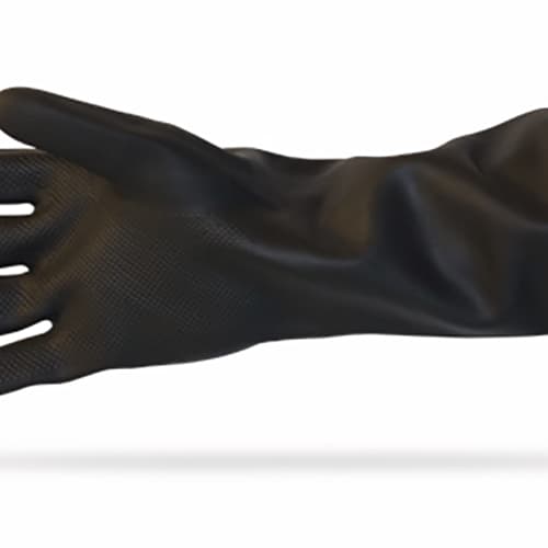 ProWorks® Gloves XL 16 IN Black Heavy Duty Latex Disposable Unlined Elbow-Length 1/Pair