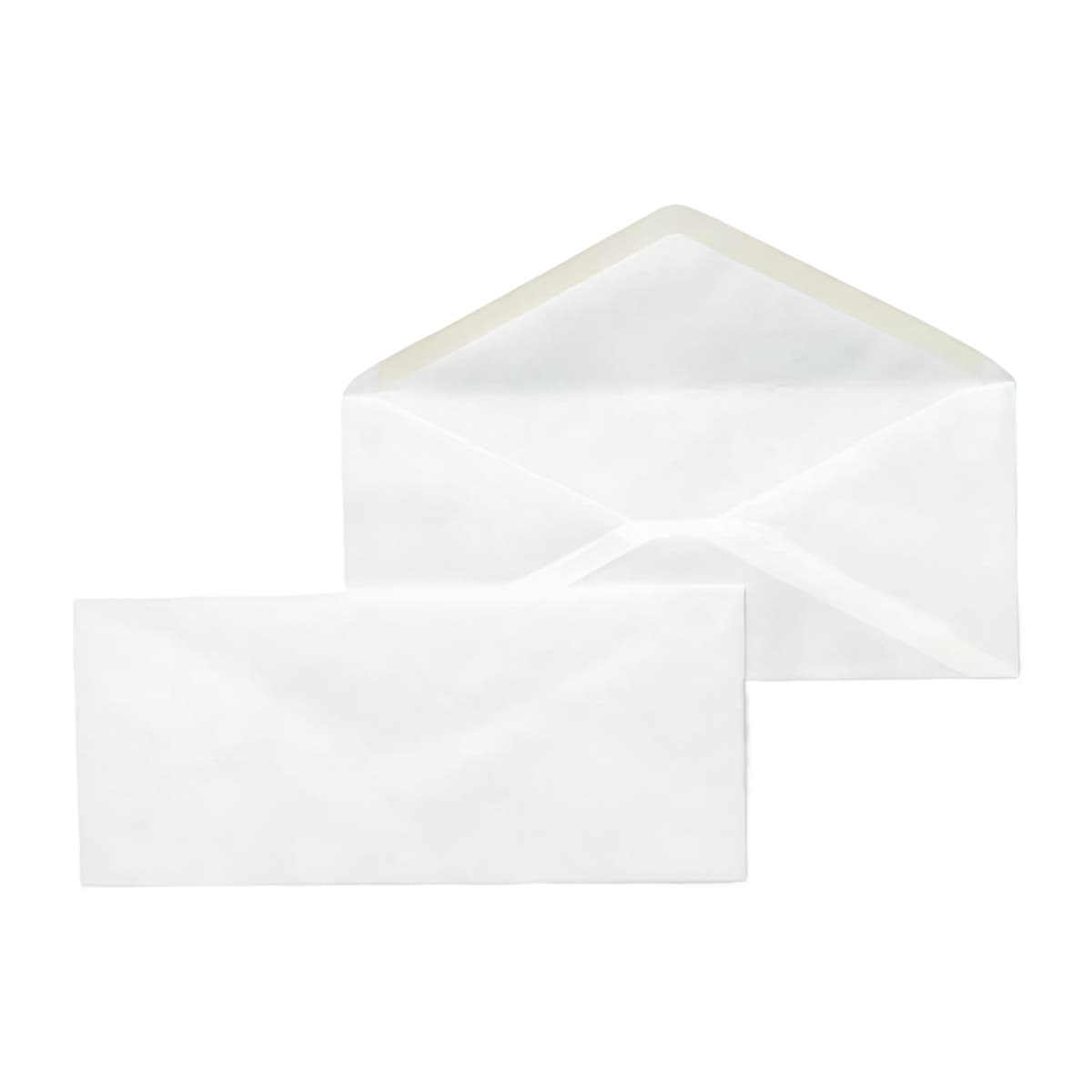 Universal® Business Envelope White Open-Side #10 Monarch Flap Gummed Closure 500/Case