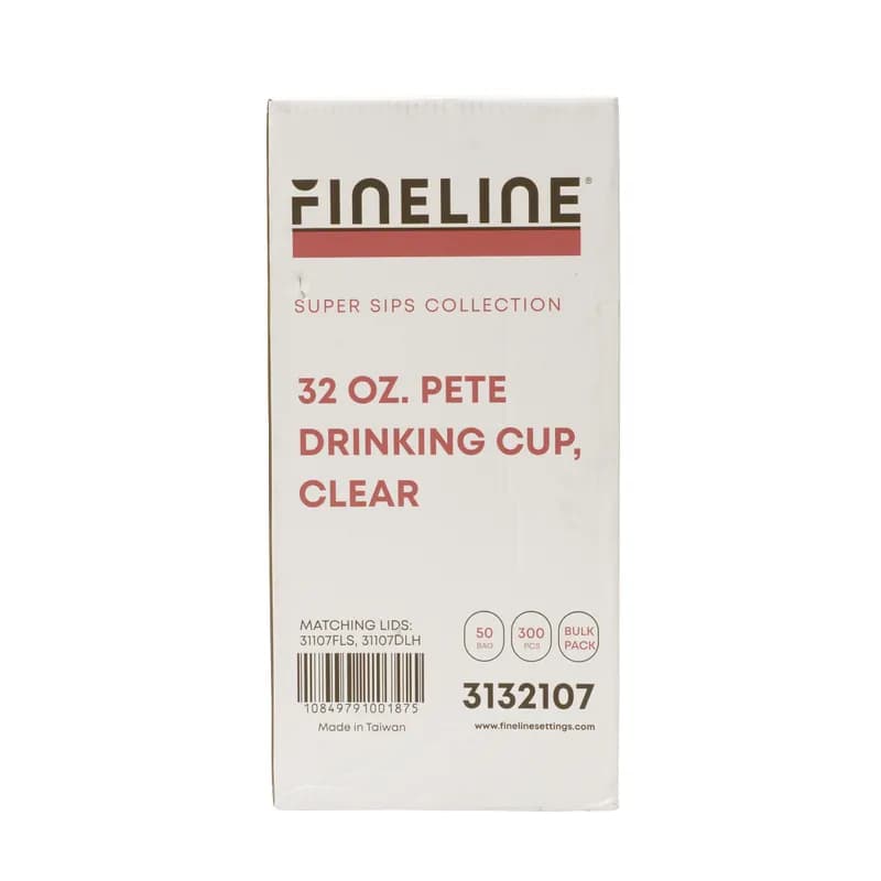 Super Sips Cup 32 OZ PET 300/Case