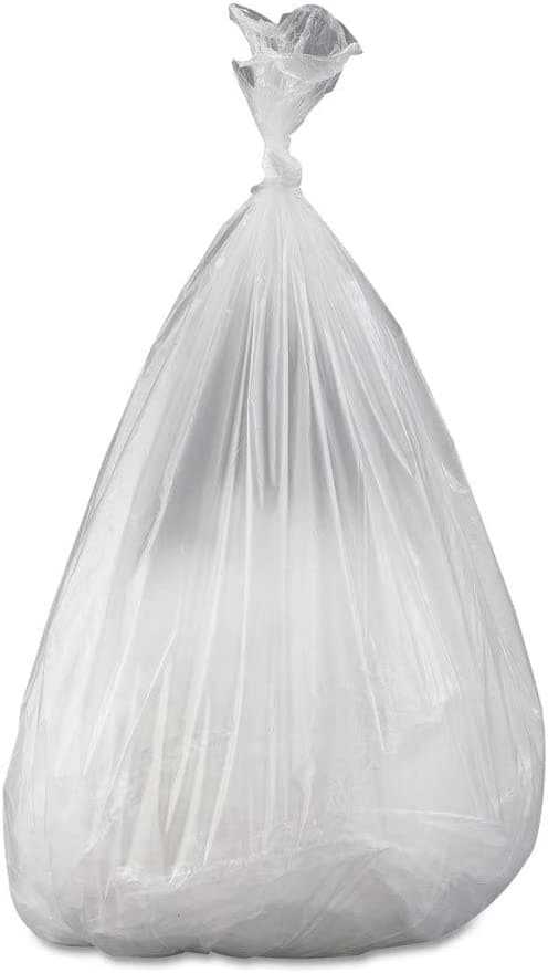 Can Liner 50X58 IN Natural LDPE 4MIL 50/Case
