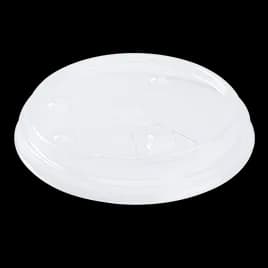 Lid Flat 4.1 IN PET Clear For 32 OZ Cup Sip Through Strawless 600/Case