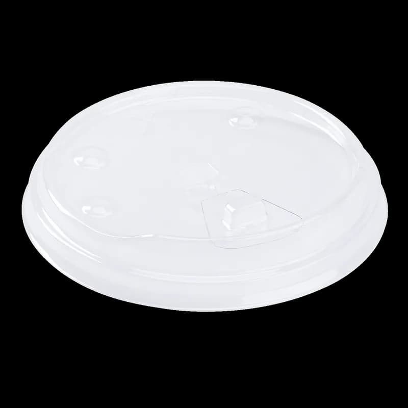 Lid Flat 4.1 IN PET Clear For 32 OZ Cup Sip Through Strawless 600/Case