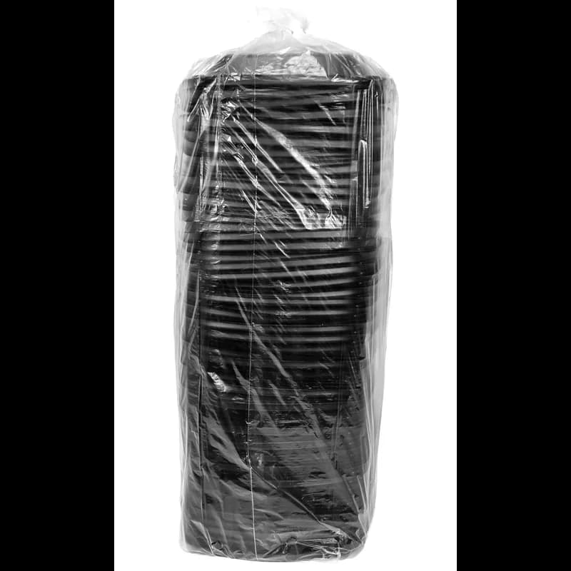 Forum® Plate 9X9 IN PS Black Square Mid Depth 300/Case