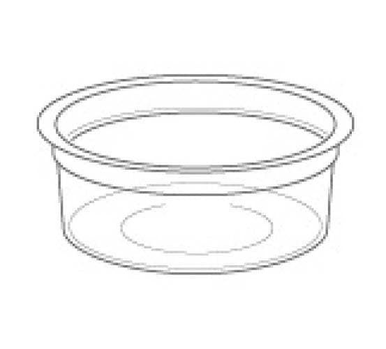 Deli Container Base 20.9 OZ APET Clear Round 304/Case