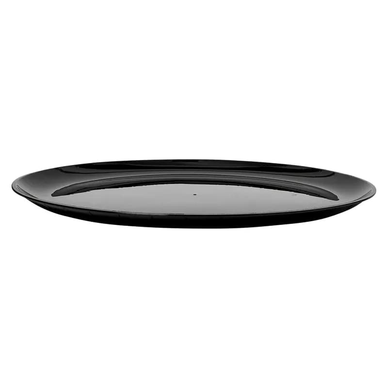WNA CaterLine® Serving Tray 16 IN PS Black Round 25/Case