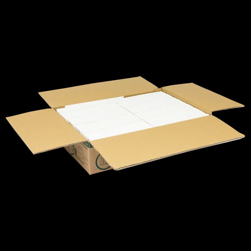 Snack Take-Out Box 7X4.25X2.75 IN SBS Paperboard White Fast Top Automatic Bottom 500/Case