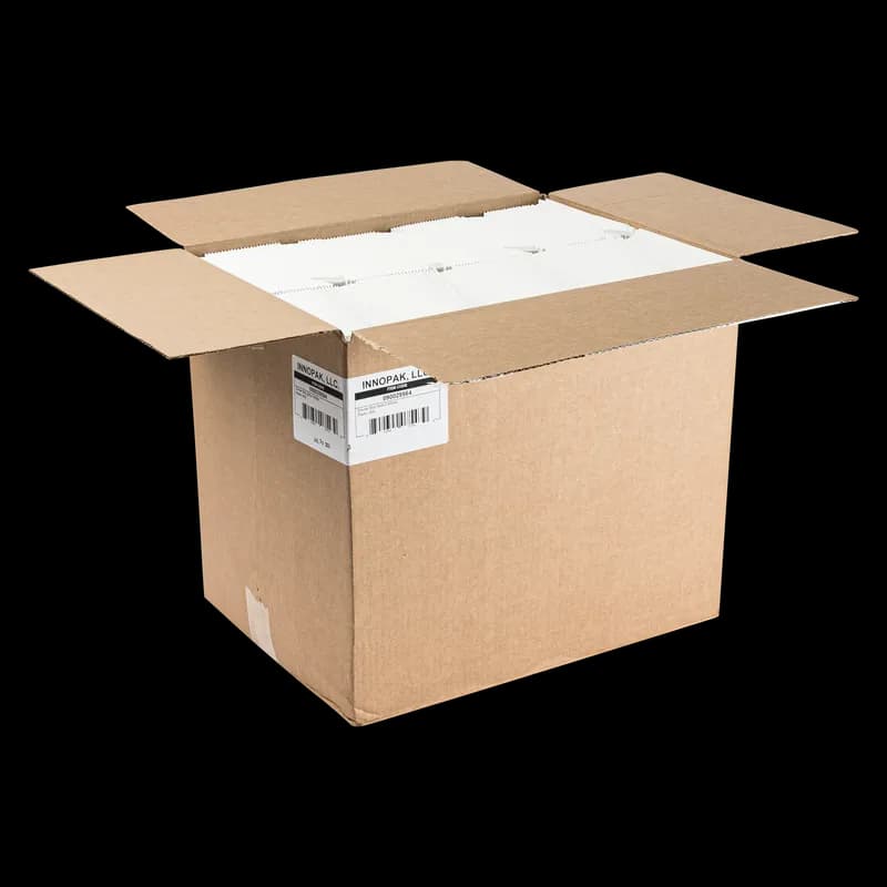 Dinner Take-Out Box 9X5X3 IN SBS Paperboard White Fast Top Automatic Bottom 400/Case