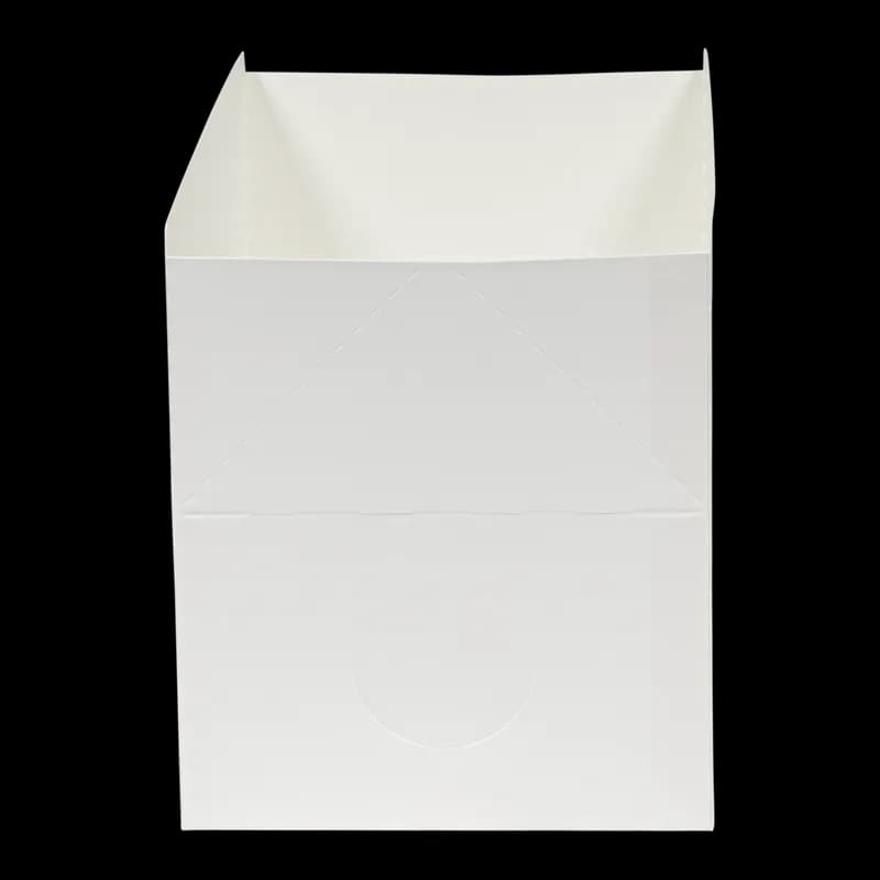 Dinner Take-Out Box 9X5X3 IN SBS Paperboard White Fast Top Automatic Bottom 400/Case