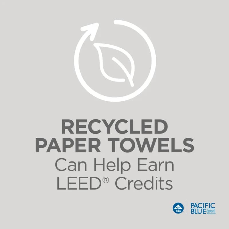 Pacific Blue Select Roll Paper Towel Universal 7.87IN X1000FT 1PLY White 1000 Sheets/Roll 6 Rolls/Case 6000 Sheets/Case