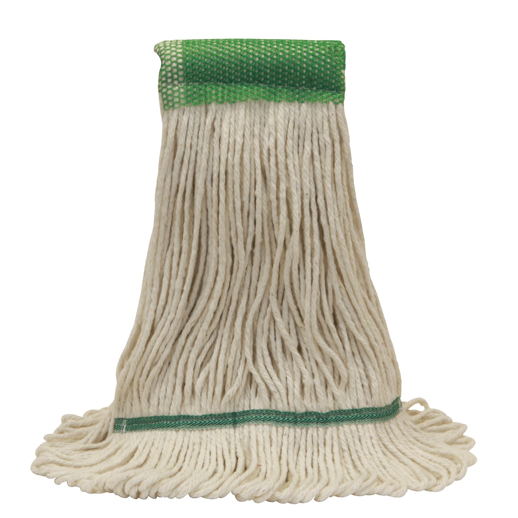 O-Cedar® Mop Head XL White Cotton Synthetic Blend 4PLY Loop End 5IN Headband Tailband 12/Case