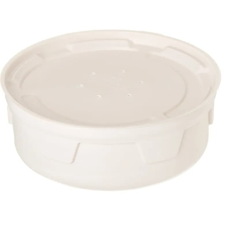 Dinex® Lid Flat 2.06X0.25 IN 1 Compartment PS White Round For Soup Bowl Unhinged 1000/Case