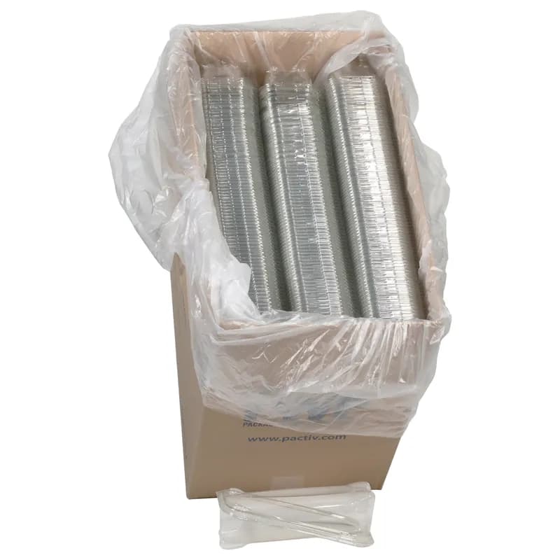 Take-Out Container Hinged With Dome Lid 8.5X3.875X2.5 IN PET Clear Rectangle 240/Case