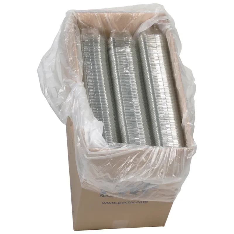 Take-Out Container Hinged With Dome Lid 8.5X3.875X2.5 IN PET Clear Rectangle 240/Case