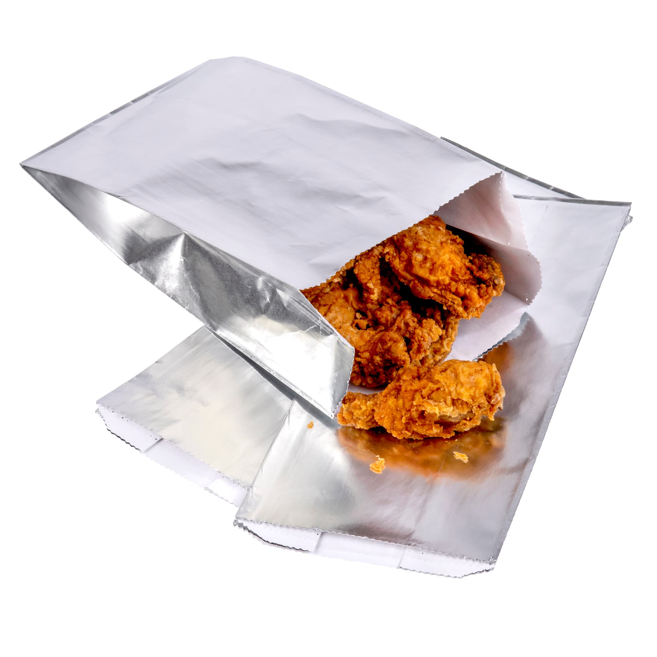 Bag 6.5X4.375X14 IN 0.5 GAL Foil-Lined Paper Plain Insulated 500/Case