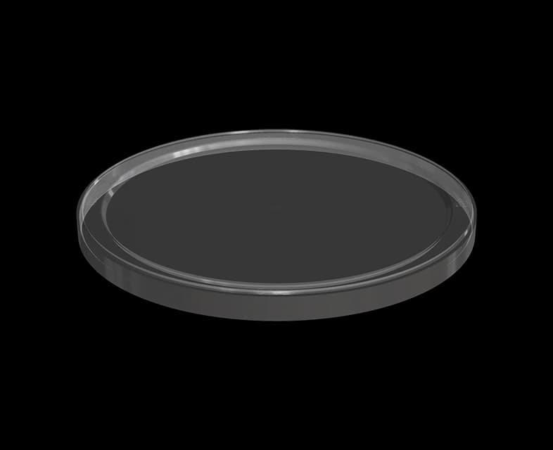 Lid Flat 4.645X0.313 IN LLDPE Clear Round For 8-16 OZ Cup 1000/Case
