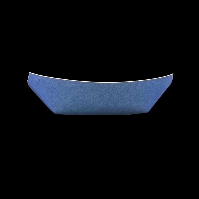 Food Tray 2 LB Paper Blue Rectangle 1000/Case