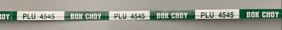 Bok Choy Twist Tie 18X0.375 IN Paper Green White 300/Bundle