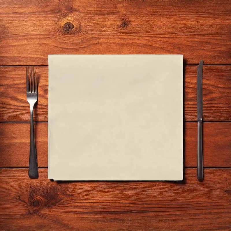 Beverage Napkins 10X10 IN White Linen Feel 2000/Case