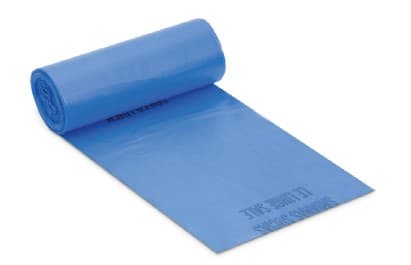 Hospi-Tuff® Soiled Linen Bag 30X43 IN 23 GAL Blue HMW-HDPE 14MIC Coreless 25 Count/Pack 10 Packs/Case 250 Count/Case