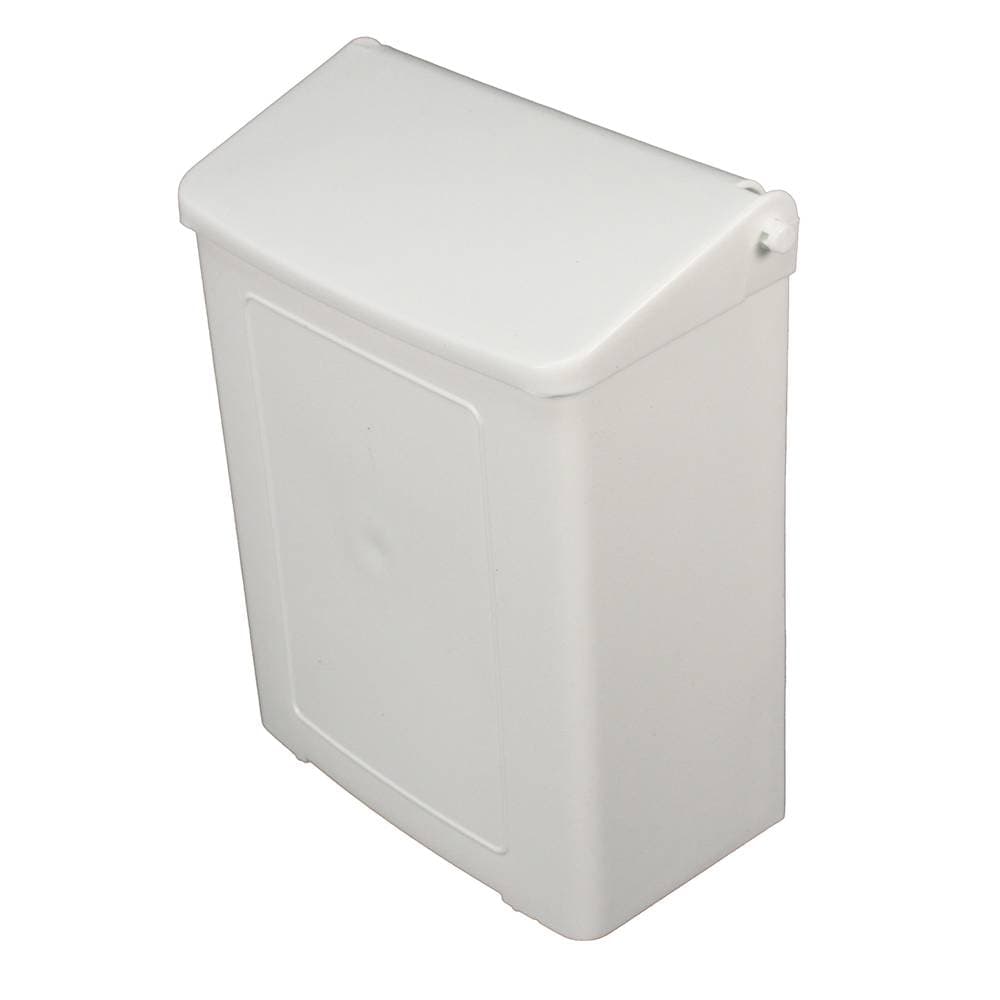 Impact® Menstrual Care Receptacle 9.50X5.35X11.85 IN White Plastic 1/Each