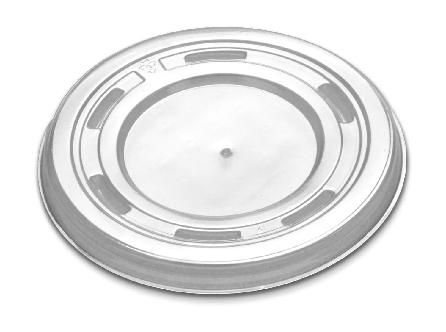 Lid 4X8 IN PS Clear Round For 12 OZ Bowl 500/Case