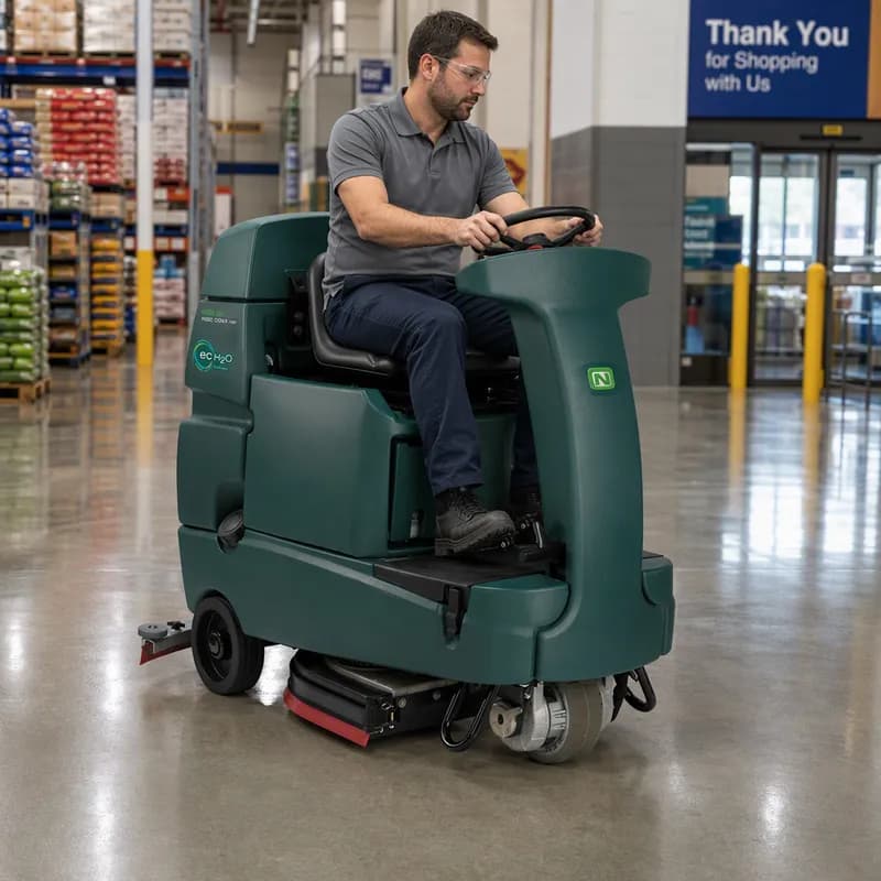Speed Scrub Rider Floor Scrubber 29 GAL 26IN On-Board Charger Pad Ride-On 240Ah Conventional 1/Each