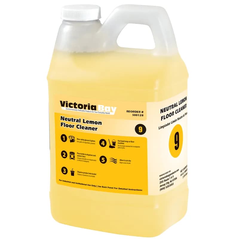 Victoria Bay Neutral Lemon Floor Cleaner CMS #9 64 OZ 4/Case