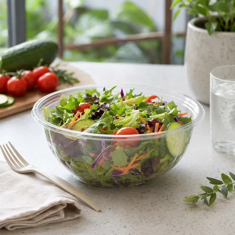 Salad Bowl 24 OZ PLA Clear 600/Case
