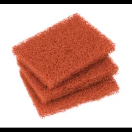 Scotch-Brite™ 746 Griddle Pad 4X5.25 IN Heavy Duty Fiber Orange Rectangle Reusable Quick Clean Dishwasher Safe 15/Case