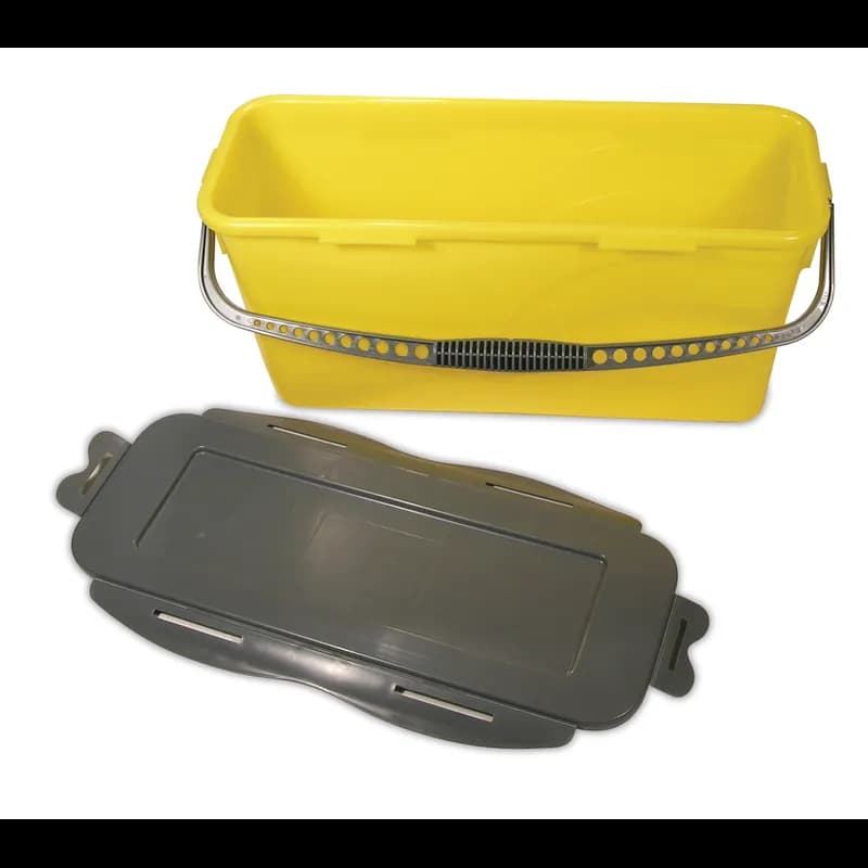 Hygen™ Mop Bucket & Sieve Resin Yellow Black Charging Lid 1/Each
