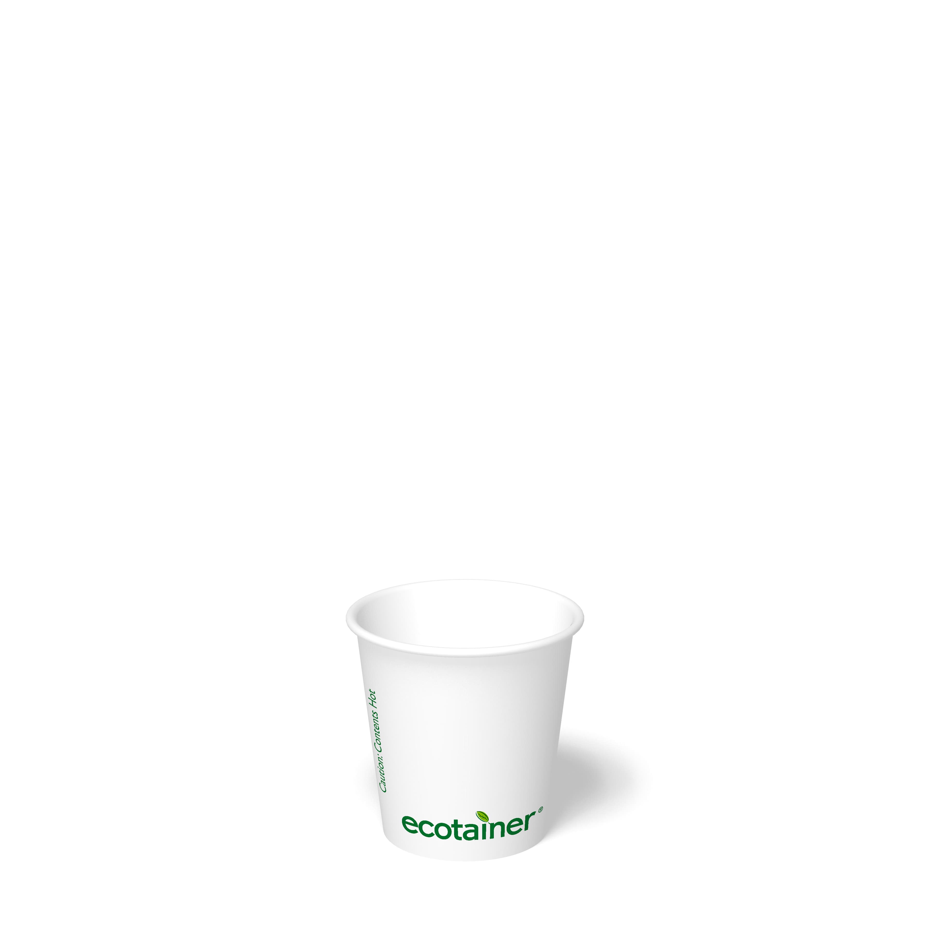 ecotainer Hot Cup 4 OZ Paper PLA 1000/Case