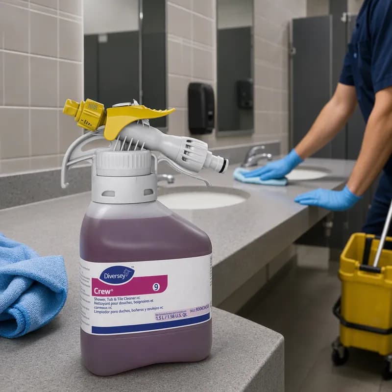 Crew® Fresh Scent Restroom Cleaner 1.5 L Multi Surface Acidic RTD 2/Case