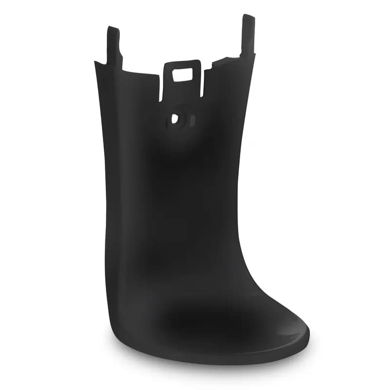 Dispenser Floor & Wall Protector 3.7X3.79X6.16 IN Black ABS ADA Compliant For LTX-7 12/Case