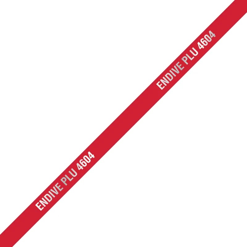 Red Endive Twist Tie 18X0.375 IN Paper Metal 250/Pack